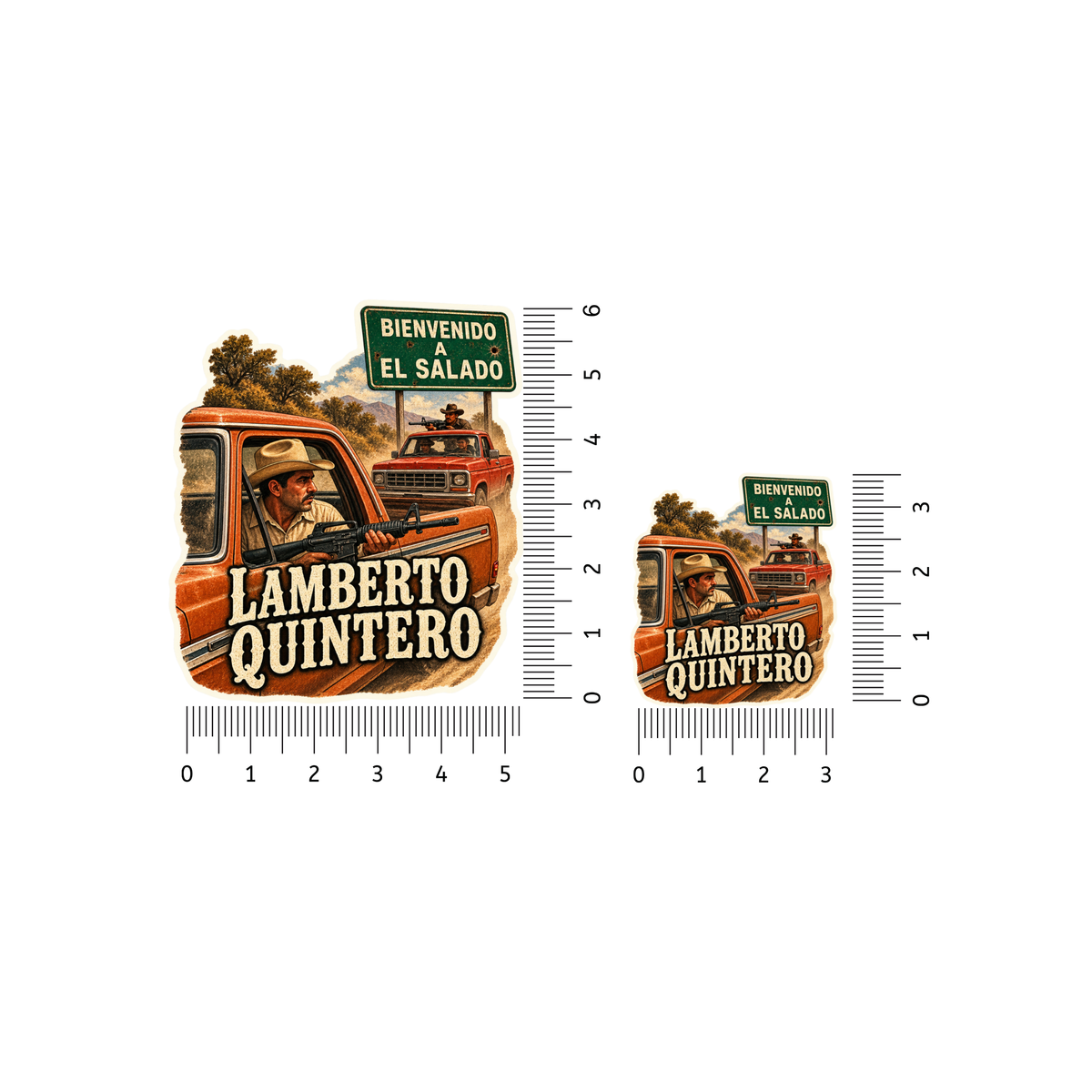 UV 2 Sticker Pack – Large & Small Matching Set
