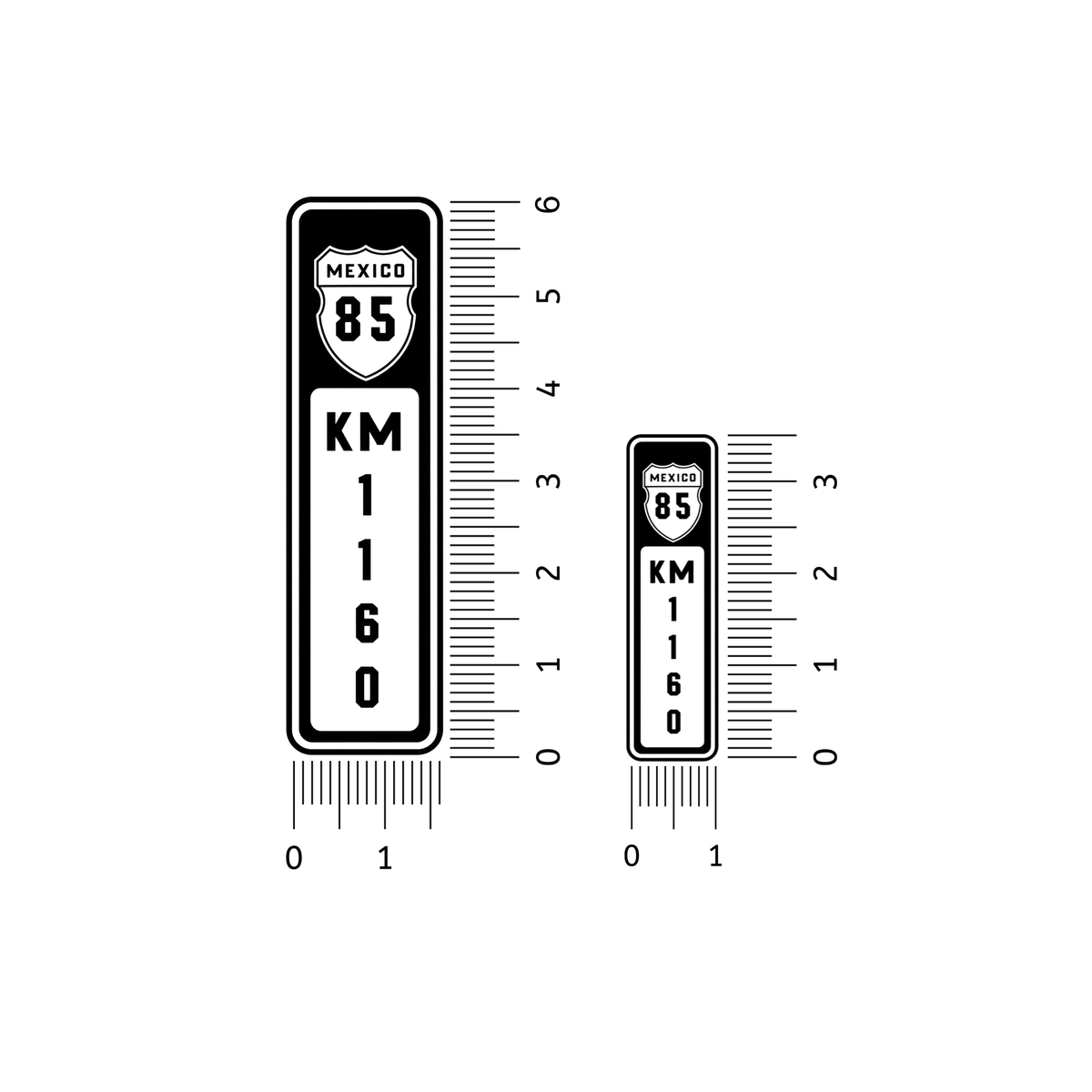 UV 2 Sticker Pack – Large & Small Matching Set