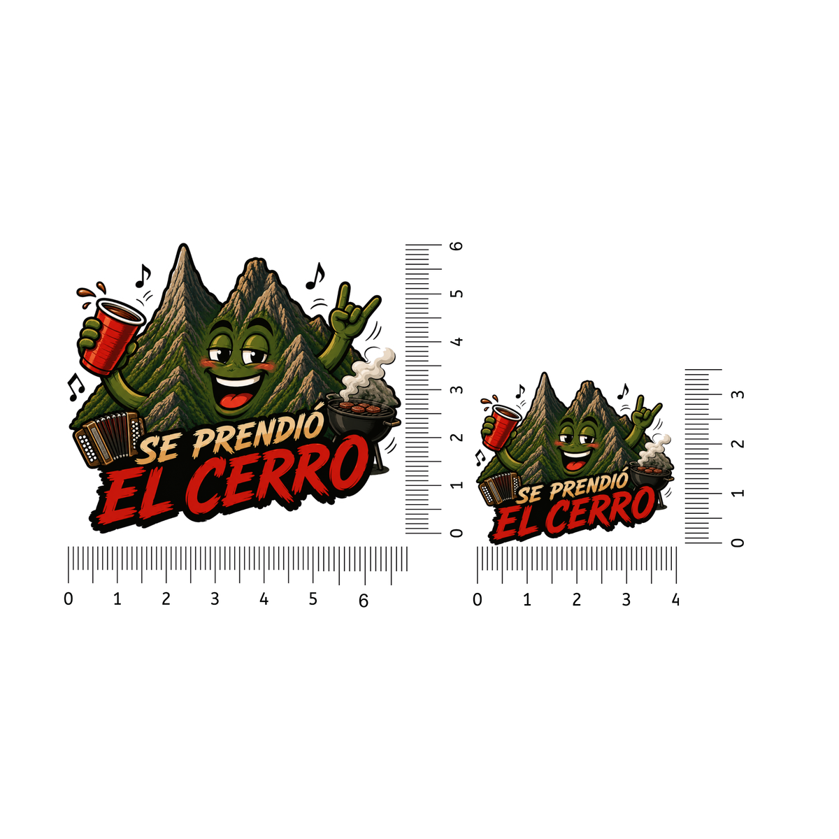UV 2 Sticker Pack – Large & Small Matching Set