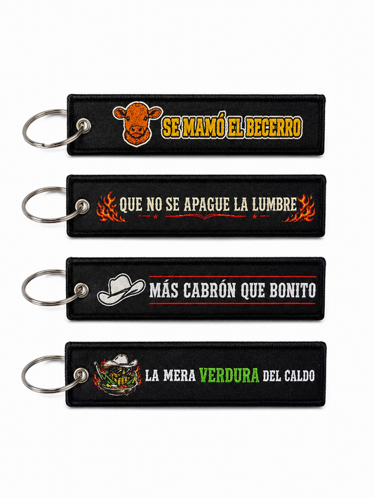 Llavero bordado estilo norteño – Llavero estilo ranchero