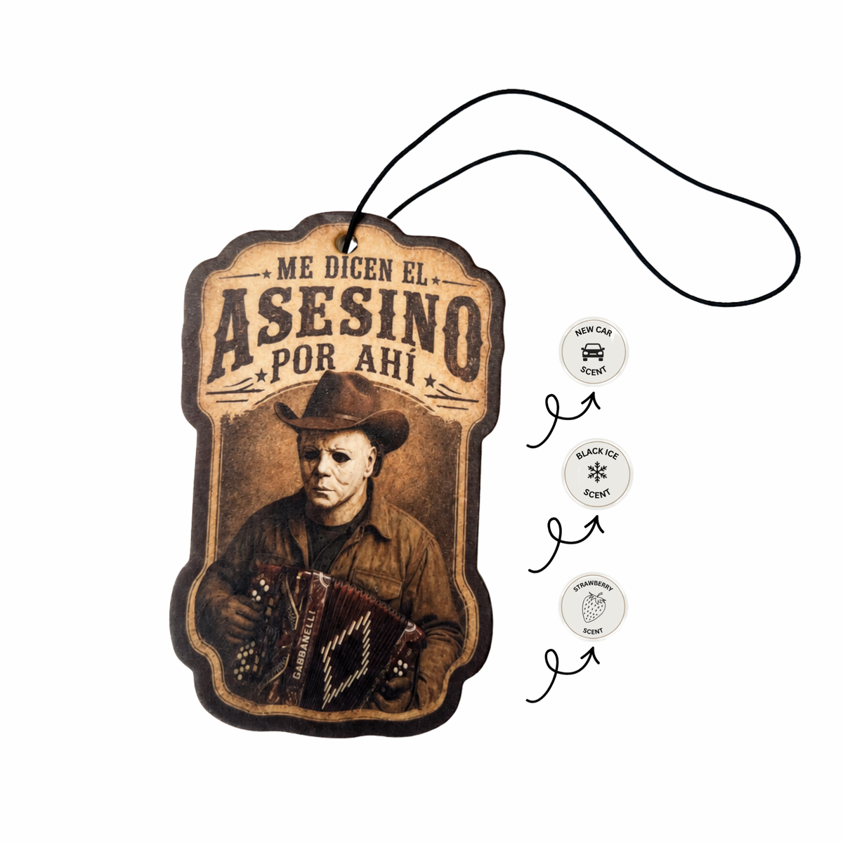 Norteño Car Air Fresheners (8 Designs Available)